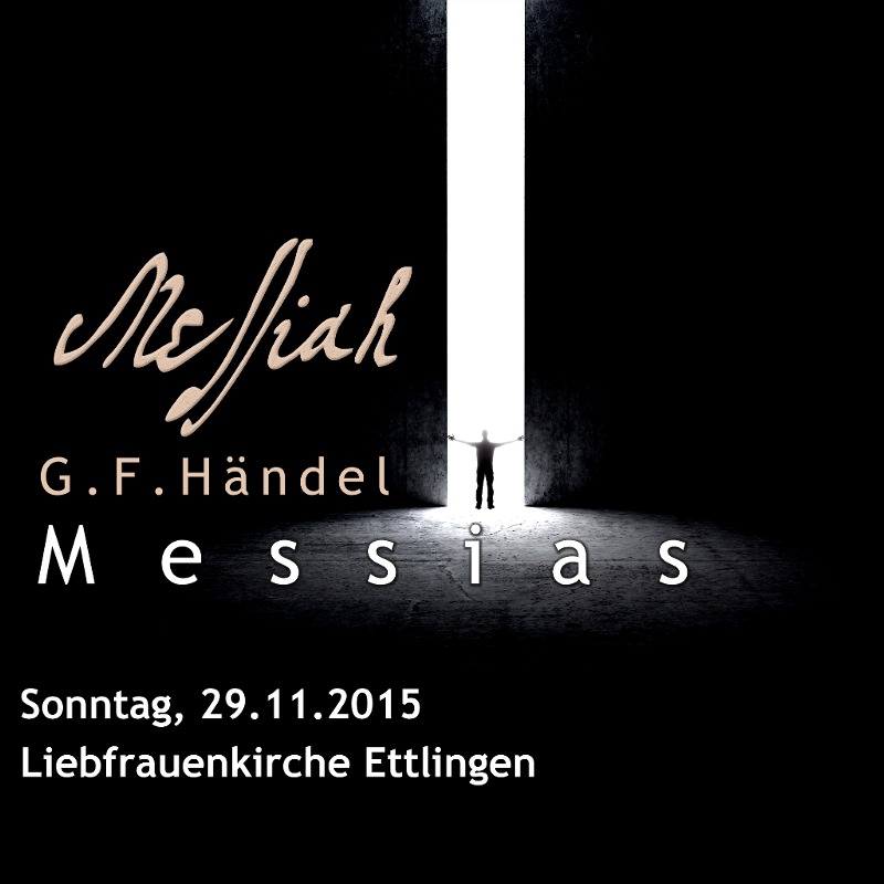 Messias-Schriftzug und Logo fÃ¼r das Plakat